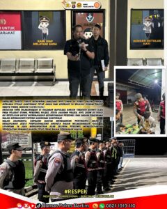 Jaga Situasi Kamtibmas, Kapolres Barito Timur Pimpin Langsung Apel “Show of Force”