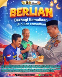 Program BERLIAN: Kapolres Barito Timur Berbagi Kemuliaan Ramadhan Bersama Relawan