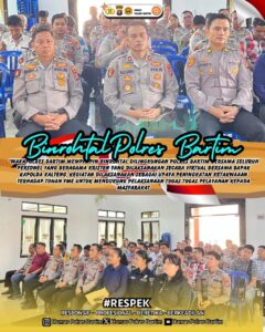 Tingkatkan Ketakwaan, Wakapolres Bartim Pimpin Kegiatan Binrohtal Personel Beragama Kristen