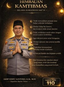 Himbauan Kamtibmas Kapolres Barito Timur Selama Ramadhan 1447 H